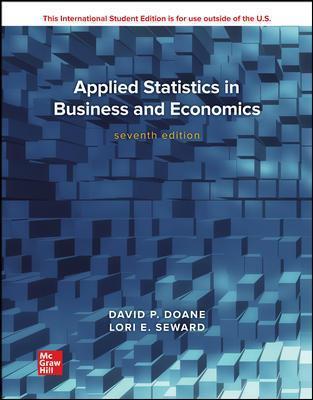 Applied Statistics for Business & Economics, ISBN: 9781260597646