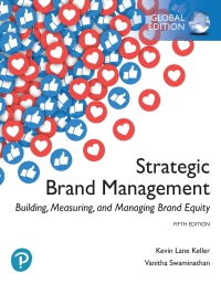 Strategic Brand Management: Building Measuring and Managing Brand Equity (OR), ISBN: 9781292314969