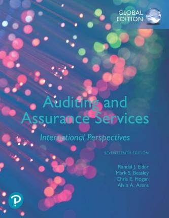 Auditing and Assurance Services, ISBN: 9781292311982