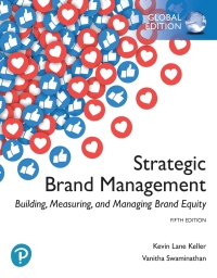 (ebook) Strategic Brand Management, ISBN: 9781292314990